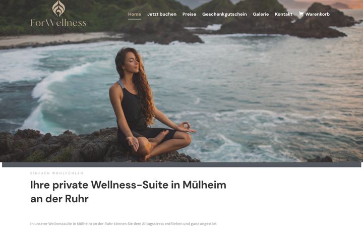 Képernyőkép: forwellness.de