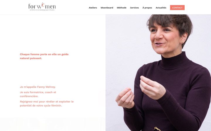 Screenshot of forwomen.fr