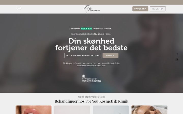Screenshot of foryou.dk