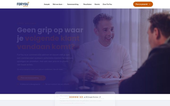 Screenshot of foryoumedia.nl