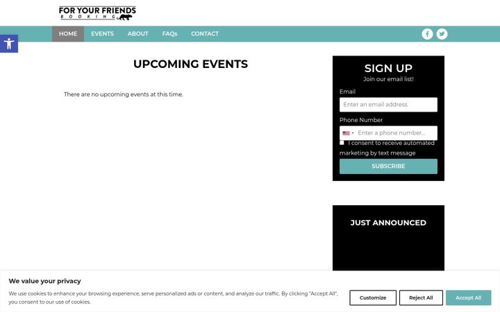 Screenshot of foryourfriends.net