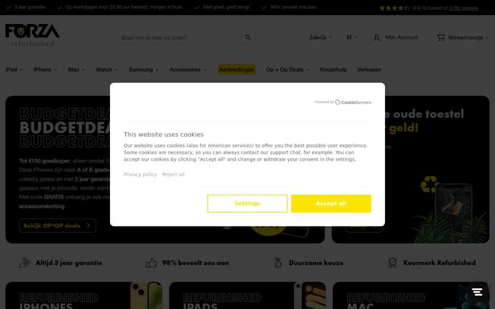 Képernyőkép: forza-refurbished.be