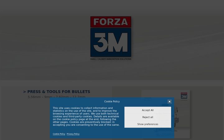 Screenshot of forza3m.com