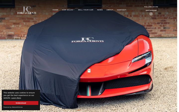 Screenshot of forzaclienti.com
