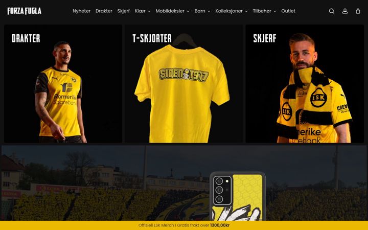 Screenshot of forzafugla.no