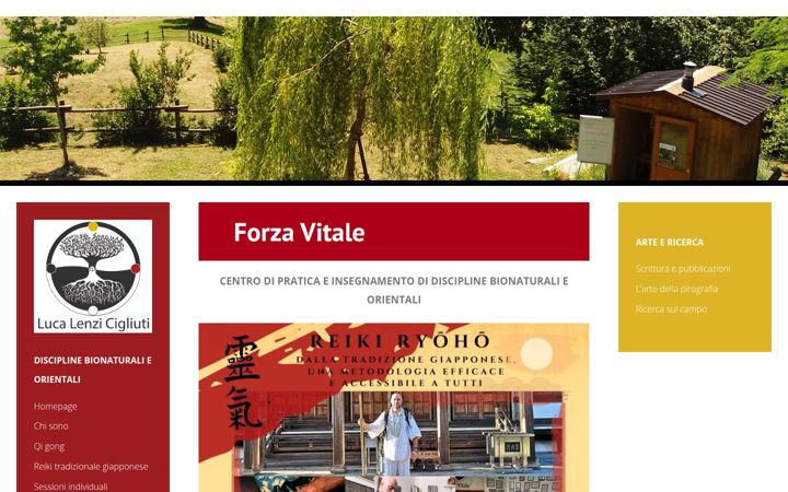 Screenshot of forzavitale.info