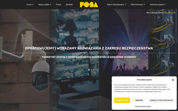 Screenshot of fosa.com.pl