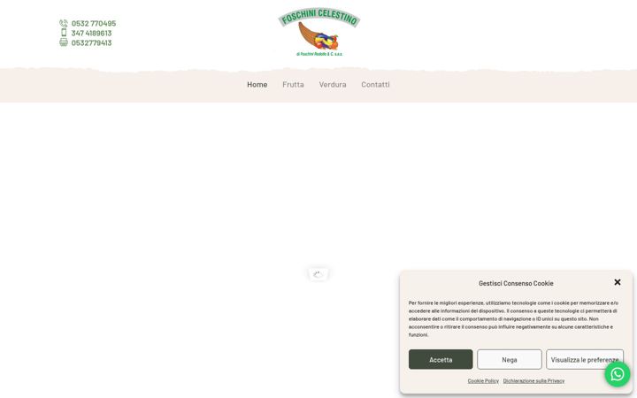 Screenshot stránky foschinifrutta.it