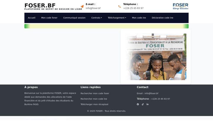 Screenshot of foser.bf