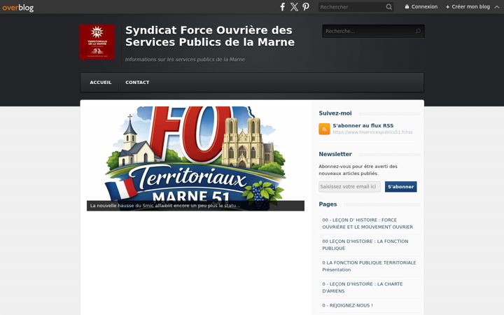 Screenshot of foservicespublics51.fr
