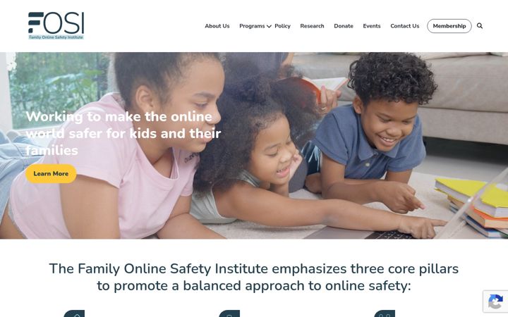 Screenshot of fosi.org