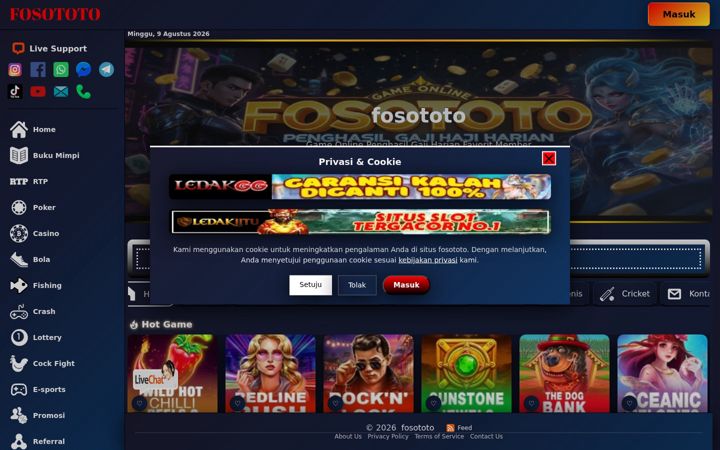 Screenshot of fosototo.com