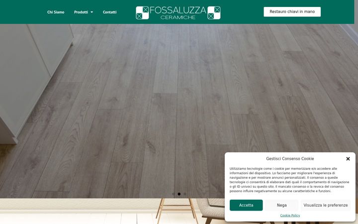Screenshot of fossaluzzaceramiche.it