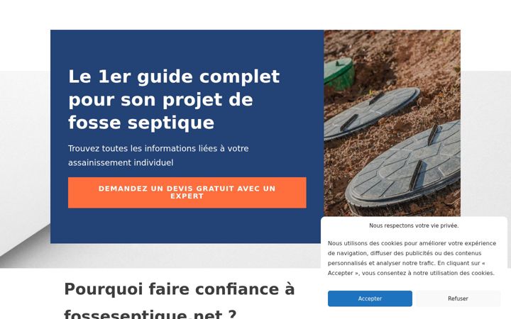 Screenshot of fosseseptique.net