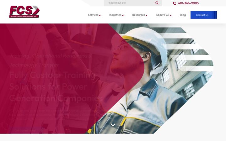 Screenshot di fossilconsulting.com
