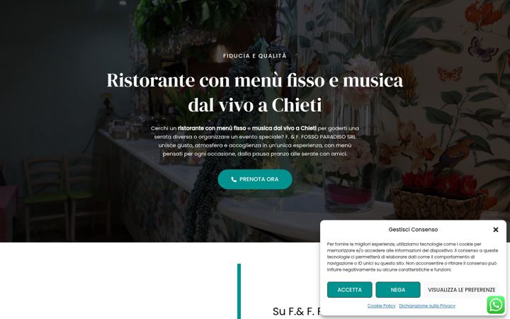 Screenshot of fossoparadiso.com