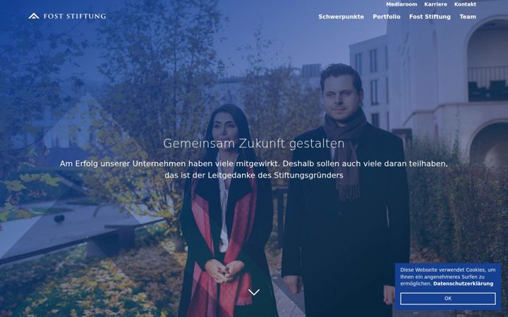 Screenshot of fost-stiftung.com