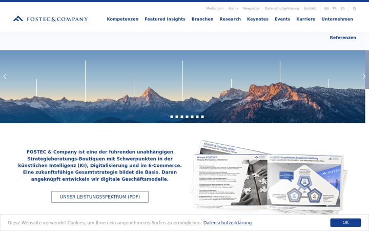 Screenshot of fostec.com