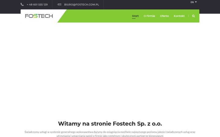Screenshot of fostech.com.pl