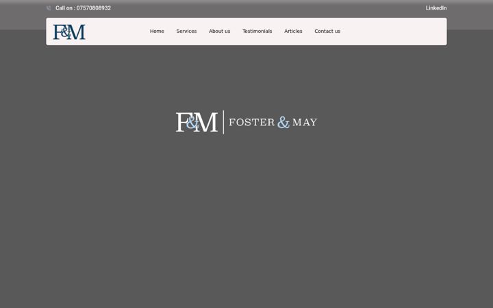 Screenshot of fosterandmay.co.uk