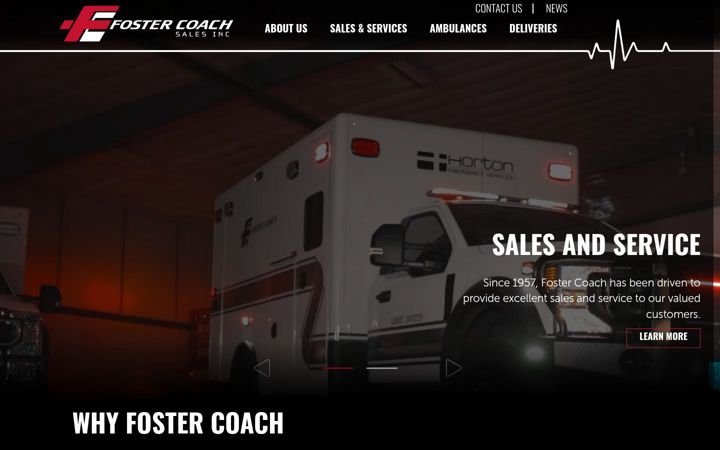 Screenshot of fostercoach.com