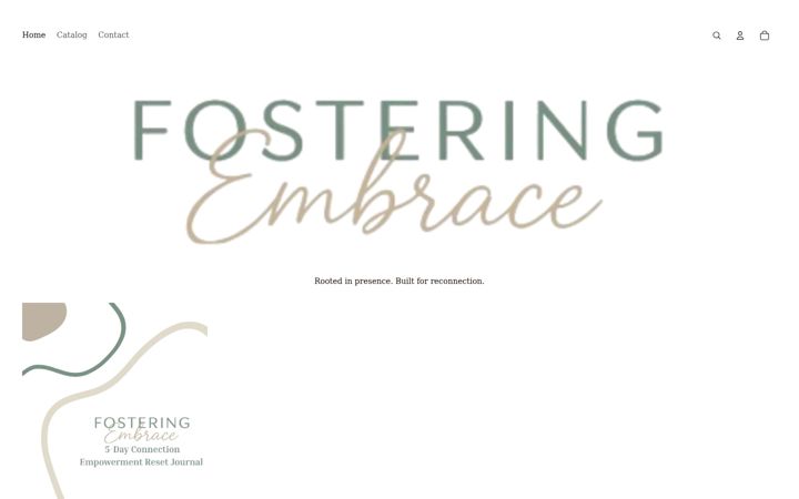 Screenshot of fosteringembrace.com