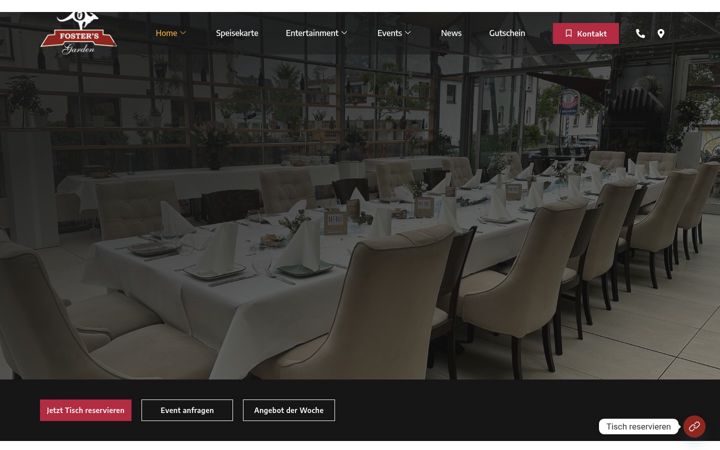Screenshot of fosters-garden.de