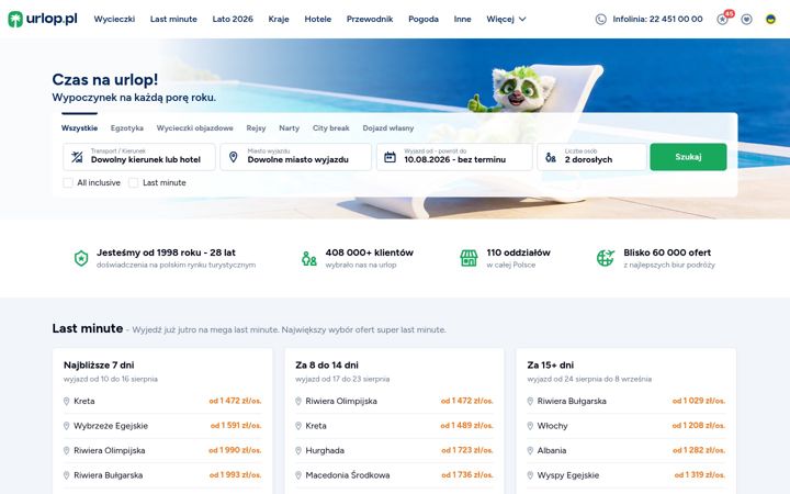 Screenshot of fostertravel.pl