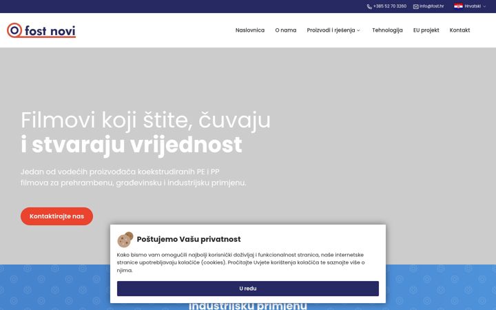 Screenshot of fostnovi.hr