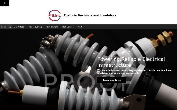 Screenshot of fostoriabushings.com