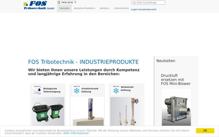 Screenshot of fostribotechnik.de