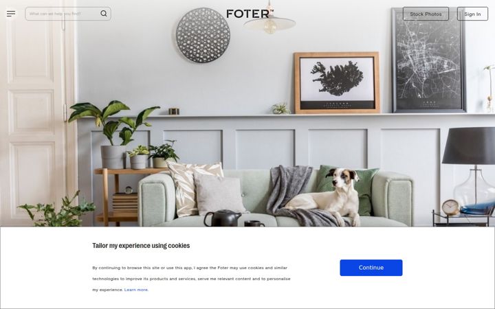 Екранна снимка на foter.com