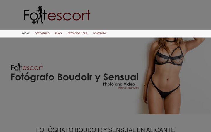 Screenshot of fotescort.com