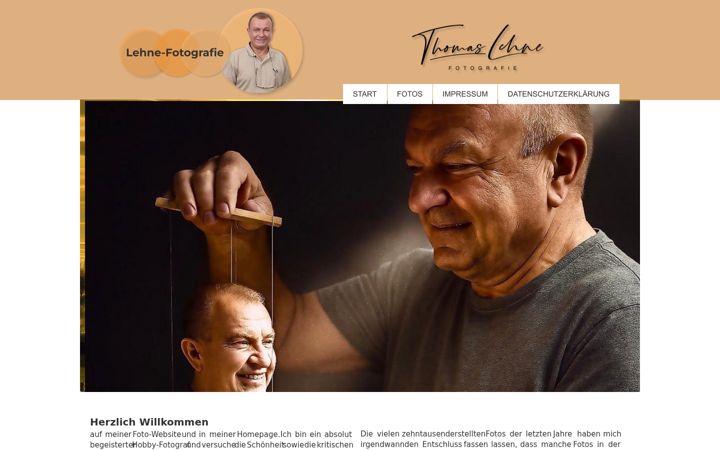 Screenshot of fotgrafie-lehne.com