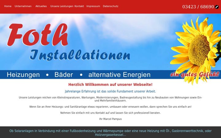 Screenshot of foth-installationen.de