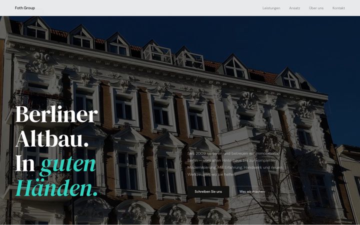Zrzut ekranu fothgroup.de