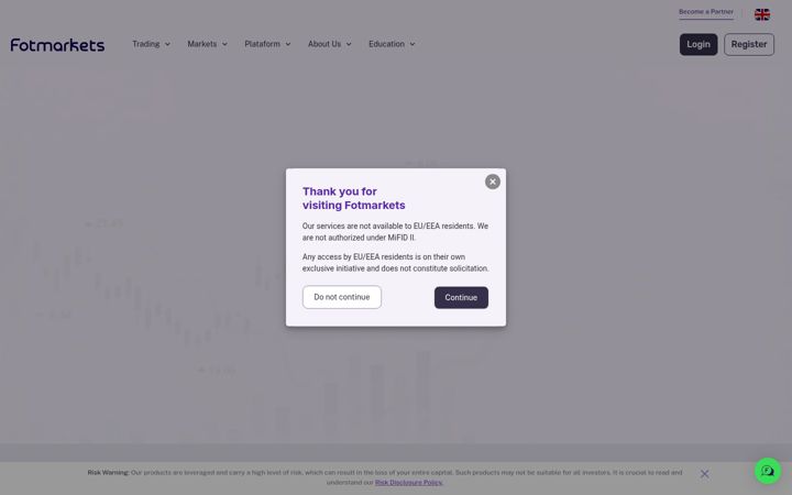 Screenshot of fotmarkets.com