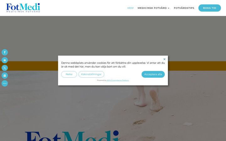 Screenshot of fotmedi.se