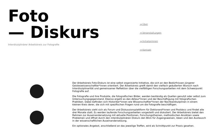 Screenshot of foto-diskurs.info