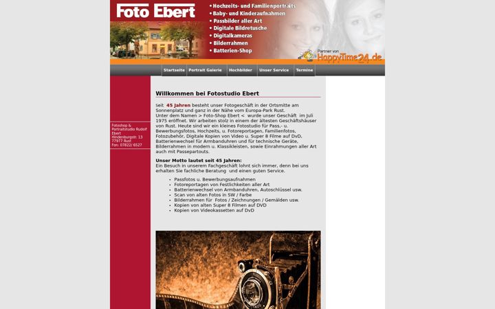 Captura de pantalla de foto-ebert.de