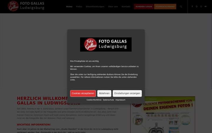 Screenshot of foto-gallas.de