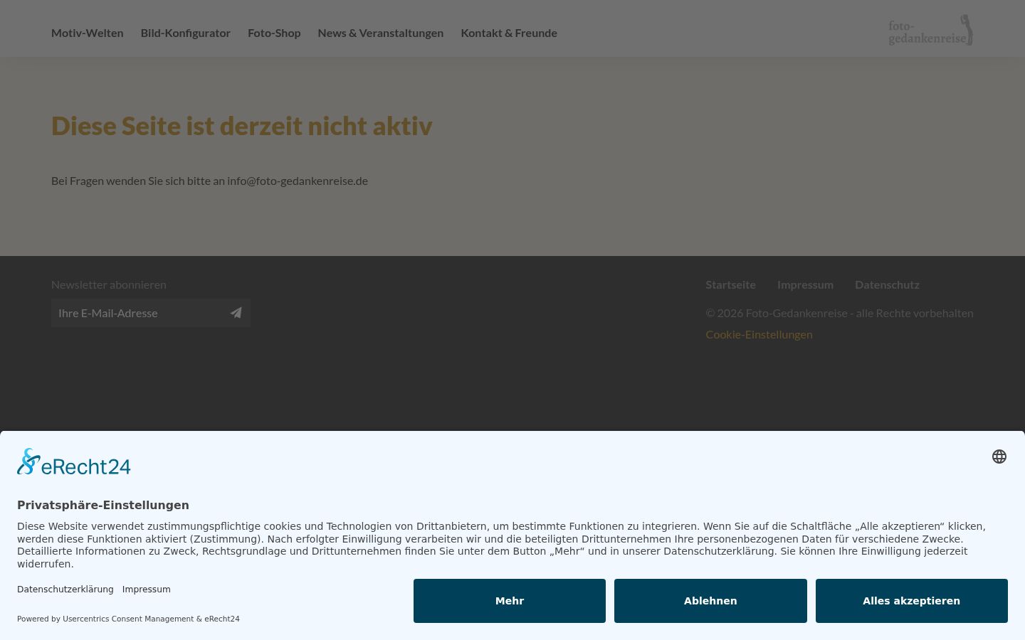 Ekrānuzņēmums ar piekrišanas baneri, kas tika rādīts pirms jebkādas mijiedarbības