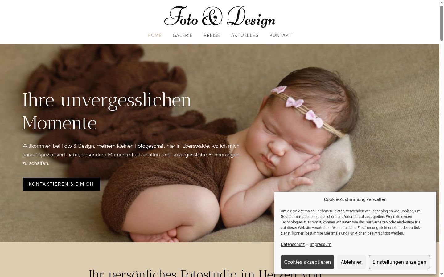 Screenshot tal-banner tal-kunsens muri qabel kwalunkwe interazzjoni