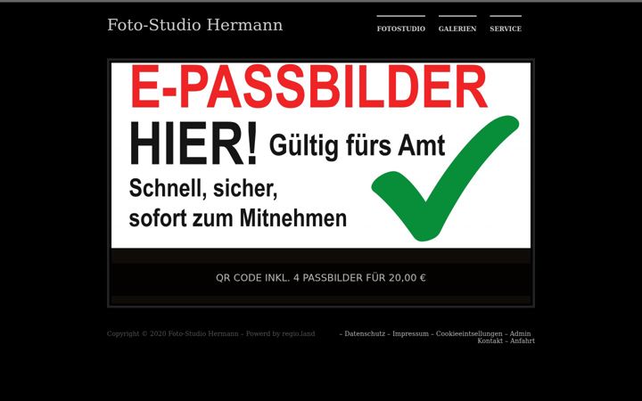 Screenshot of foto-hermann.de