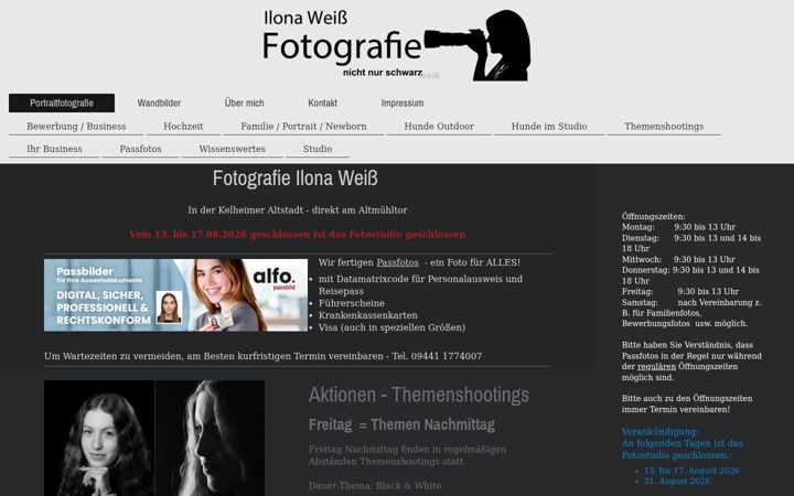 Screenshot of foto-ilona-weiss.de