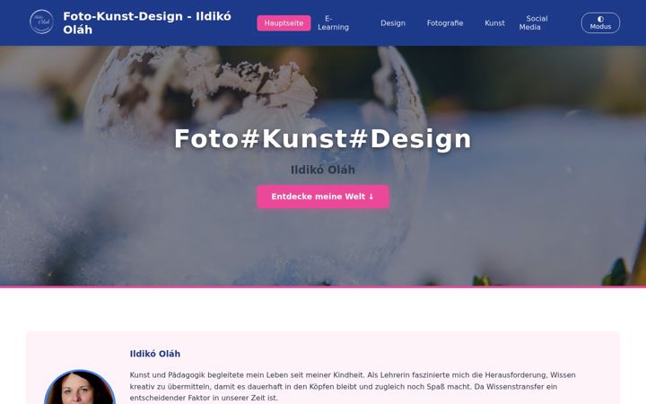 Screenshot of foto-kunst-design.com