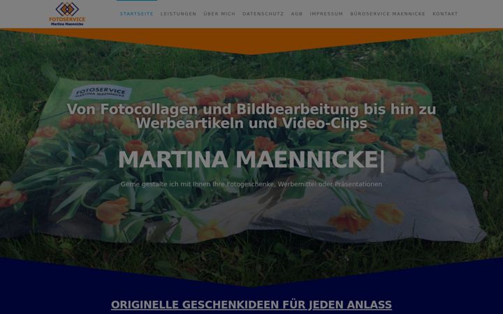 Screenshot of foto-maennicke.de