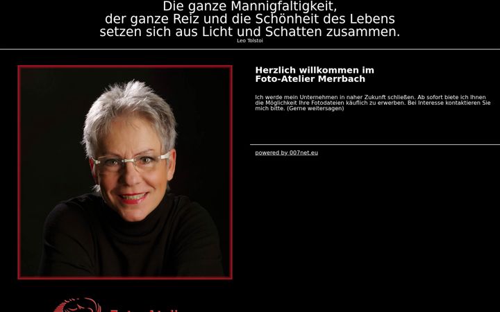 Screenshot of foto-merrbach.de