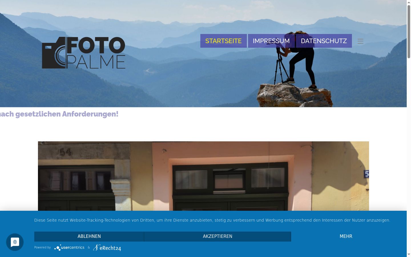 Screenshot tal-banner tal-kunsens muri qabel kwalunkwe interazzjoni