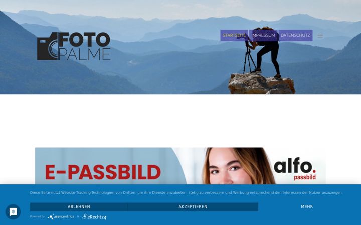 Screenshot of foto-palme.de
